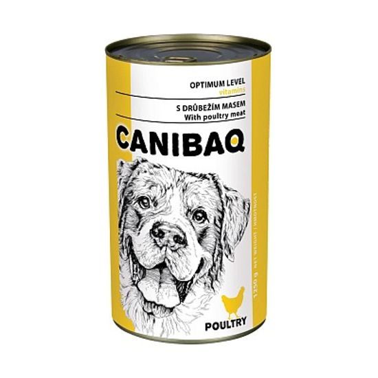Canibaq konzerva pro psy drůbeží 1250 g