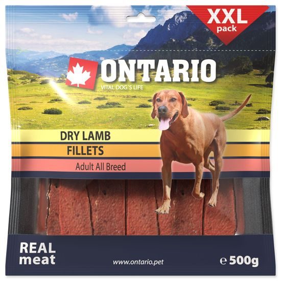 Snack ONTARIO Dog Dry Lamb Fillet