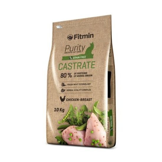 Fitmin kompletní krmivo pro kočky Purity Castrate 10 kg