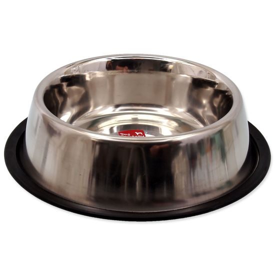 Miska DOG FANTASY nerezová s gumou 25,8 cm