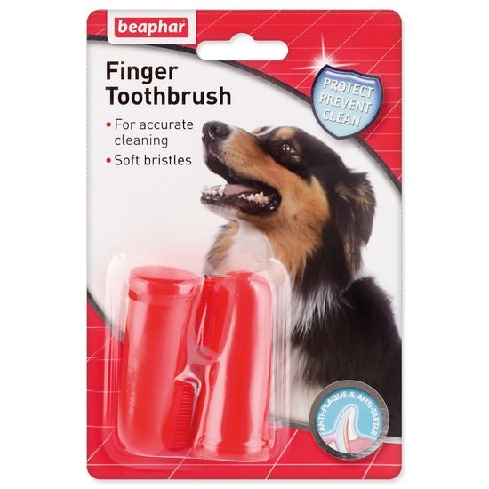 Zubní kartáčky BEAPHAR Dog-A-Dent na prst