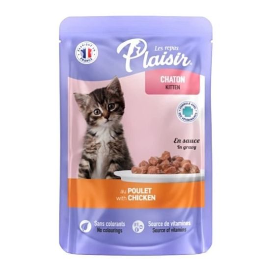 Plaisir kitten 100g kuřecí kapsička