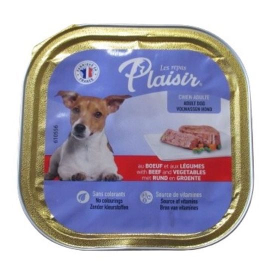PLAISIR DOG 300 g hovězí vanička