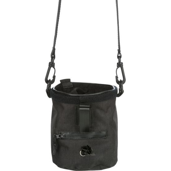 Sáček na pamlsky Multi Twist, ø 12 × 17 cm, černá/šedá