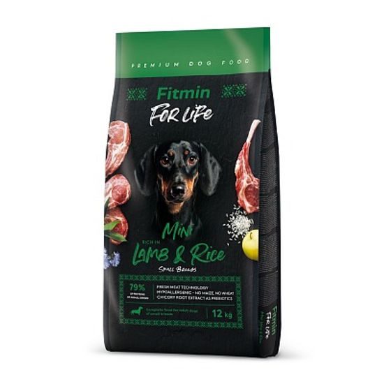 Fitmin For Life Lamb & Rice Mini kompletní krmivo pro psy 12 kg