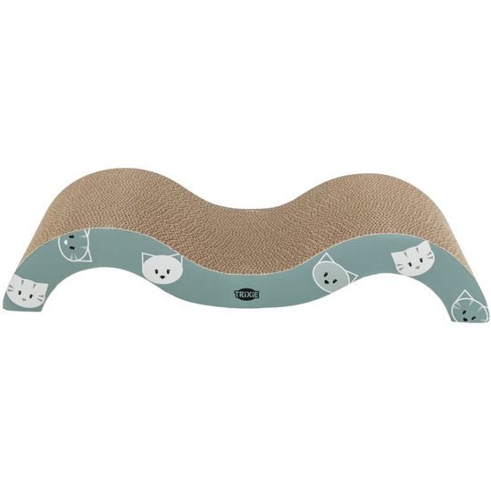 MIMI škrábací karton vlna 50x9x23 cm modrá