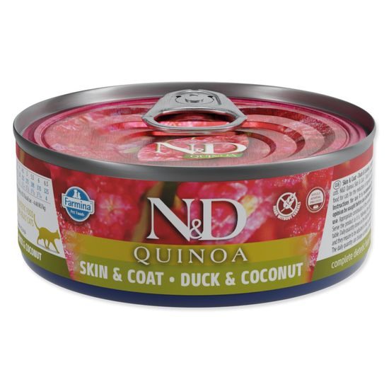 KONZERVA N&D CAT QUINOA DUCK & COCONUT 80 GR