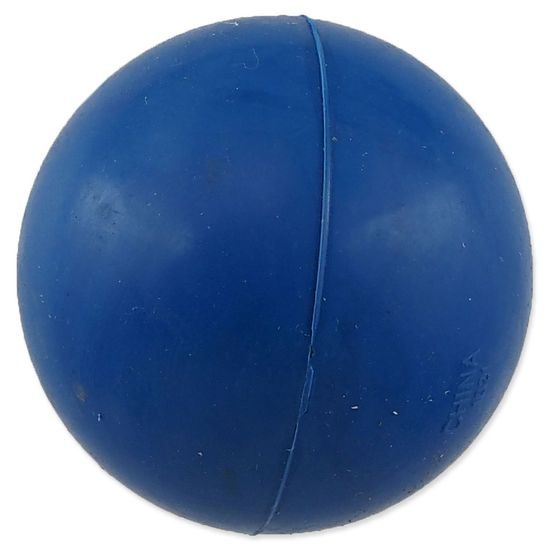 Míček DOG FANTASY tvrdý modrý 5cm