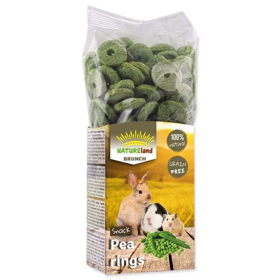 Pochoutka NATURE LAND Brunch hráškové kroužky