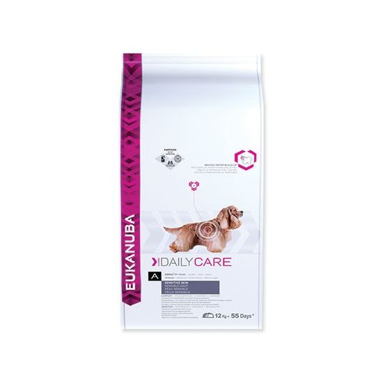 EUKANUBA Daily Care Sensitive Skin 12kg