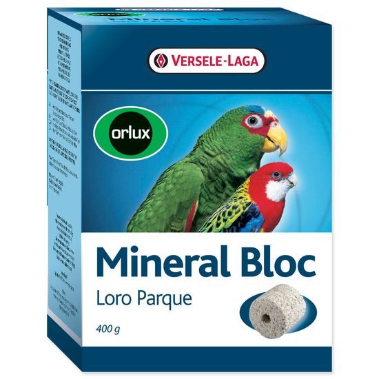 Minerální blok VERSELE-LAGA Loro Parque lisovaný grit s korály velké papoušky