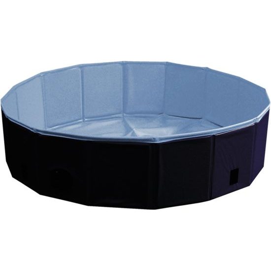 Nobby bazén pro psa skládací modrý s krytem S 80x20cm
