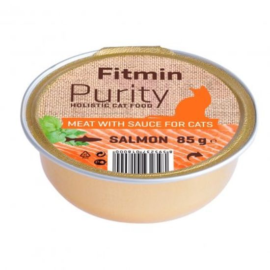 Fitmin Purity Losos ve vývaru pro kočky 85 g