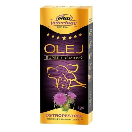 Ostropestřec olej 500ml Vitar