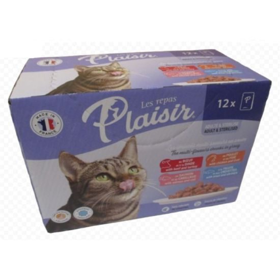Plaisir cat 100g x 12ks kapsiček