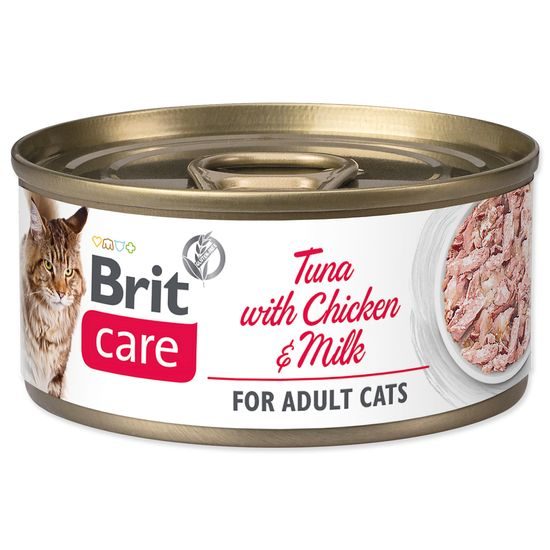 Konzerva BRIT Care Cat Tuna with Chicken And Milk