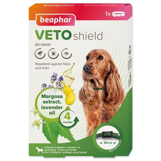 Obojek repelentní BEAPHAR Bio Band Veto Shield 65 cm