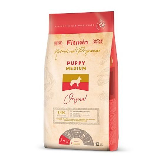 Fitmin Medium Puppy kompletní krmivo pro psy 12 kg