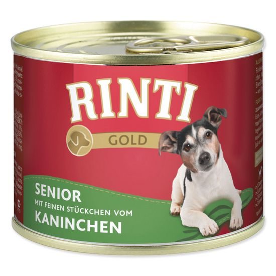 Konzerva RINTI Gold Senior králík