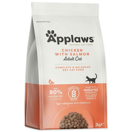 APPLAWS Dry Cat Chicken & Salmon