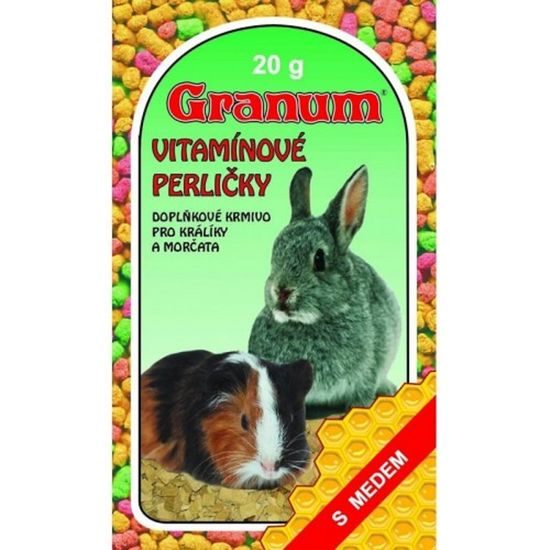 Vitaminové perle 20g králik / morče