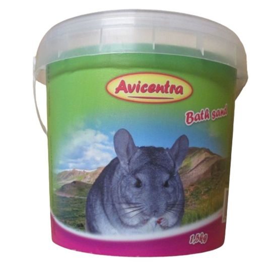 Písek činčila 1,5kg avic.-kbelík