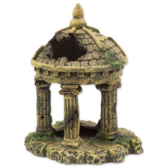 Dekorace AQUA EXCELLENT Zřícenina hradu 10,4 x 9,2 x 12,7 cm