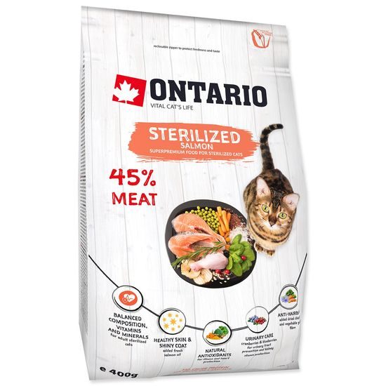ONTARIO Cat Sterilised Salmon