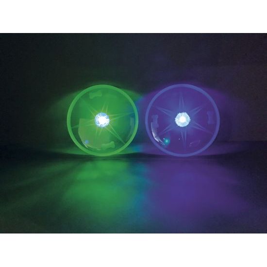 Nobby LED blikající frisbee pro psy zelené 15 cm
