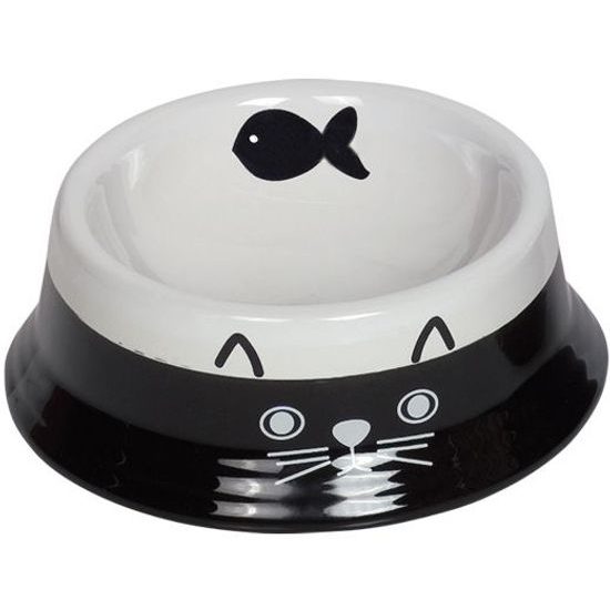 Nobby keramická miska pro kočky černobílá 14cm