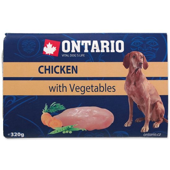Vanička ONTARIO Dog Chicken with Vegetable