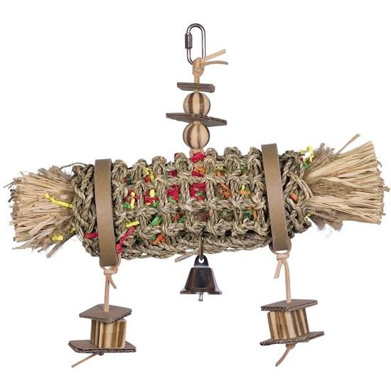 Nobby aktivní hračka pro papoušky mořská řasa cylindr 29 x 33 cm