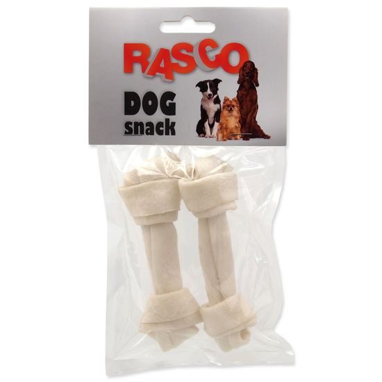 Uzle RASCO Dog buvolí bílé 11 cm