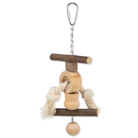 Hračka TRIXIE Living Toy provaz / zvoneček 20 cm