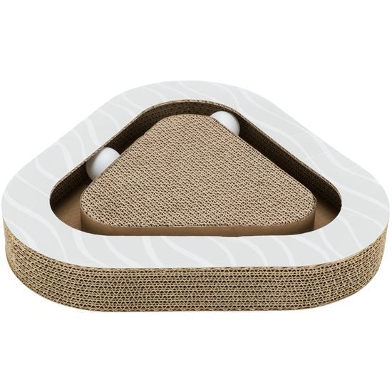 Škrábací karton image dřevo, uvnitř míčky, 36x5x36cm