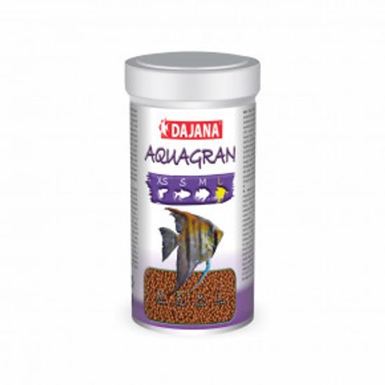 Dajana Aquagran, granule – krmivo, velikost L, 100 ml