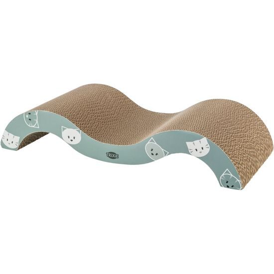 MIMI škrábací karton vlna 50x9x23 cm modrá