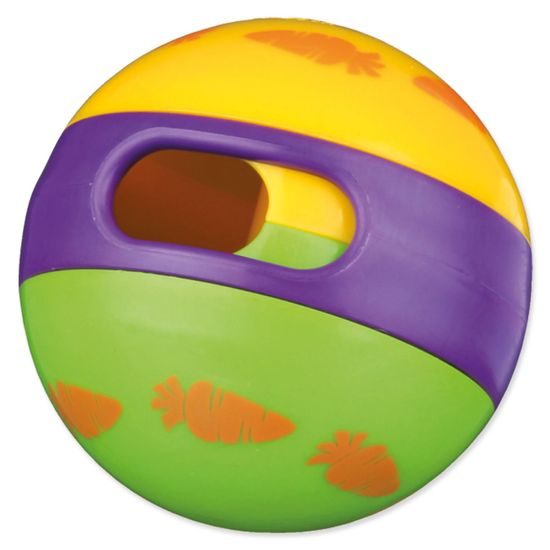 Míč TRIXIE s otvorem na krmení plastový 6 cm