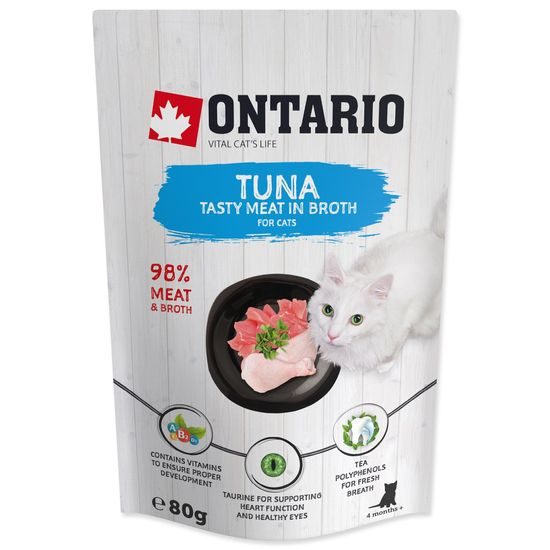 Kapsička ONTARIO Cat Tuna in Broth