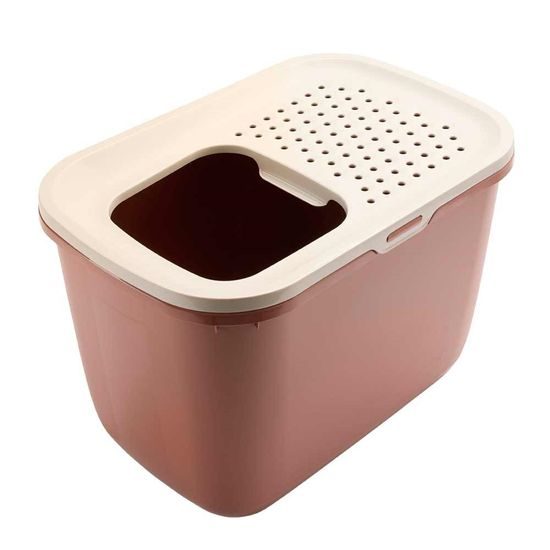 Savic Hop In toaleta pro kočky s horním vstupem modrá 59x39x38cm