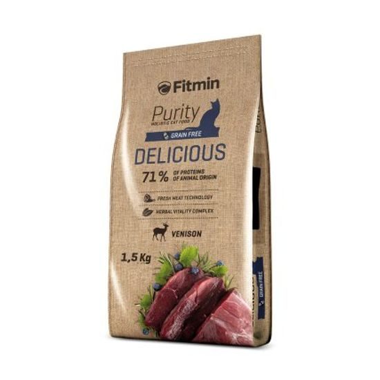 Fitmin kompletní krmivo pro kočky Purity Delicious 1,5 kg