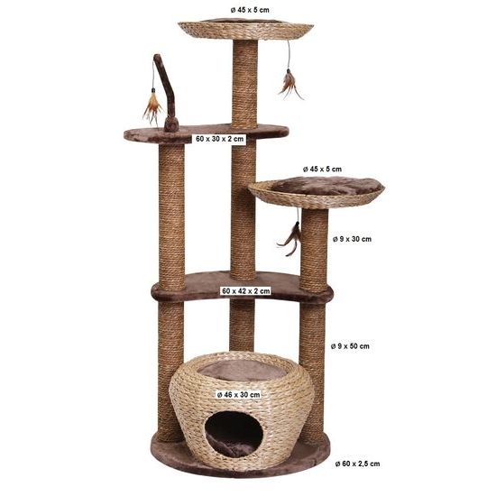 Nobby Estaca moderní odpočívadlo z vodního hyacintu 141cm