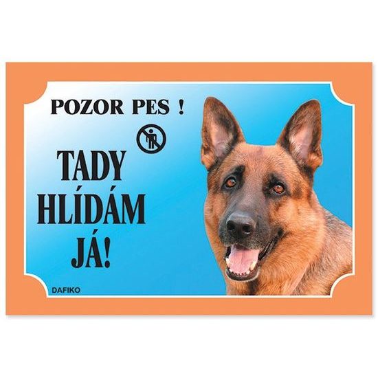 Tabulka DAFIKO německý ovčák