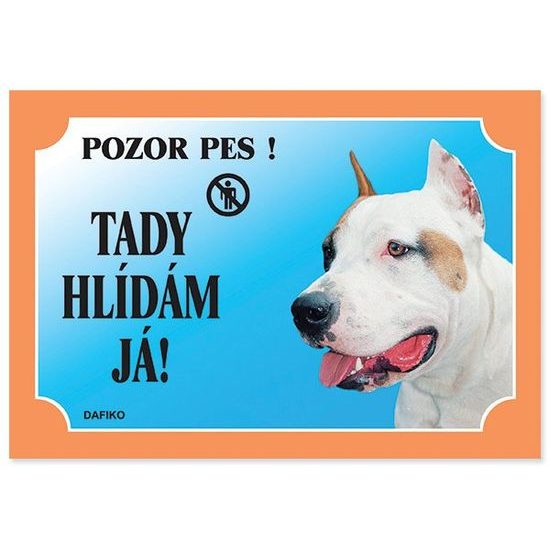 Tabulka DAFIKO americký staffordšírský terier