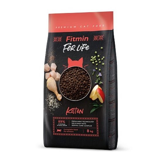 Fitmin For Life Kitten kompletní krmivo pro koťata 8 kg