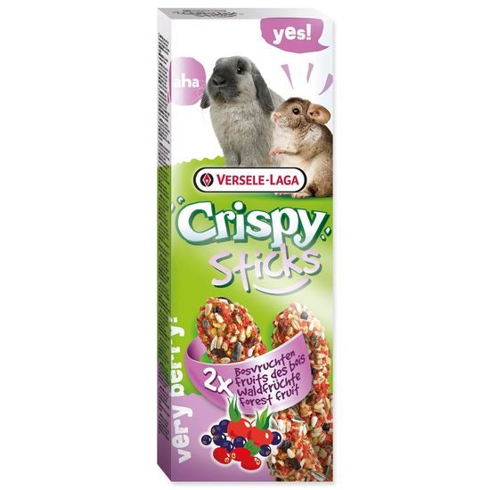 Tyčinky VERSELE-LAGA Crispy s lesním ovocem pro králíky a činčily