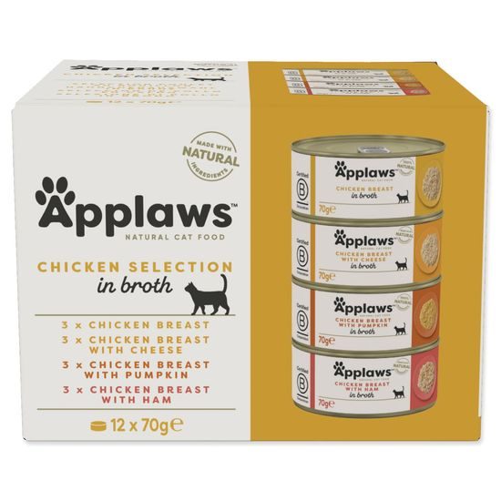Konzervy APPLAWS Cat Chicken Selection multipack