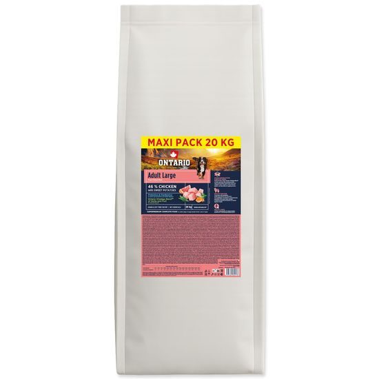 Krmivo Ontario Adult Large Chicken & Sweet Potatoes 20kg