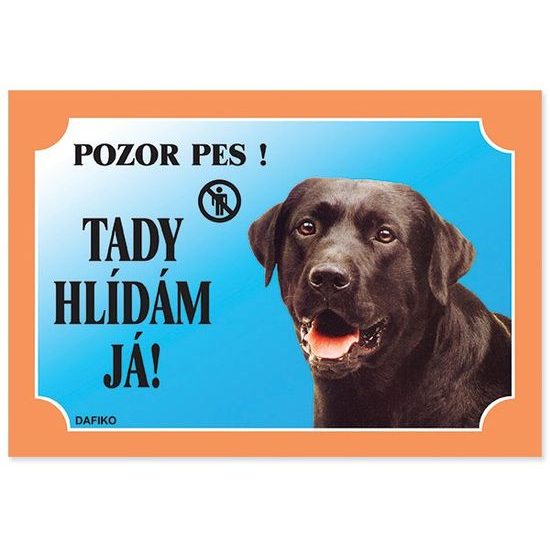 Tabulka DAFIKO labradorský retriever černý