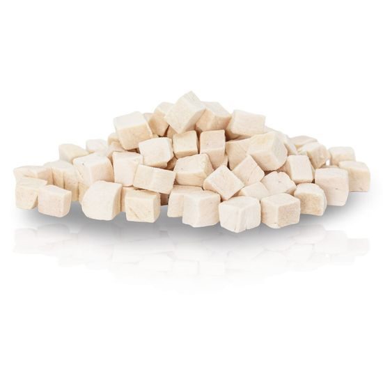 KIDDOG Super Premium 100% freeze dried CHICKEN CUBES - čisté kuřecí maso sušené mrazem 80 g